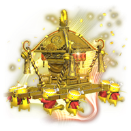 gilded mikoshi
